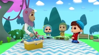 آموزش قرآن سوره واقعه آیه 10تا 26 زیرنویس انگلیسی عمر و هانا و مریم Surah Al-Waqiah