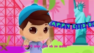 انیمیشن آموزش انگلیسی برای کودکان بصورت شعر عمر و هانا این قسمت It's Eid Day- zaky Omar Hana