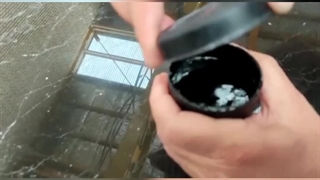 براق کردن سنگ های مشکی با واکس سنگ (نحوه اجرا  واکس روی سنگ مشکی)