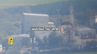 انهدام زرهپوش صهیونیست‌ها در بیت هلیل توسط حزب الله لبنان - طوفان الاقصی