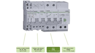 کنتاکت کمکی و کنتاکت آلارم کلید مینیاتوری