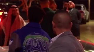 خودرو فِراری لاکچری رونالدو در مسابقات بوکس ریاض خبرساز شد