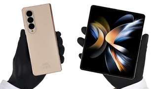 آنباکس گلکسی زد فولد 4 رنگ طلایی | Samsung Galaxy Z Fold 4 Unboxing