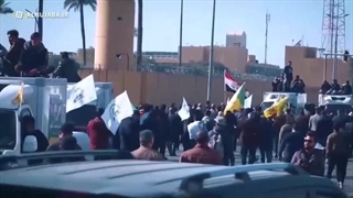 نماهنگ حماسی رزمندگان عراقی در حمایت از فلسطین و طوفان الاقصی