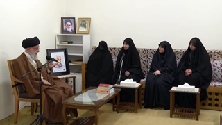 دیدار خانواده شهید حاج قاسم سلیمانی با رهبر معظم انقلاب ۱۴۰۲/۱۰/۱۰