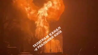 کارخانه تسلا در آتش بمباران روس‌ها سوخت