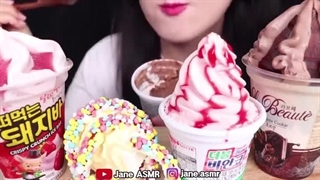 اسمرفود بستنی رنگی رنگی مختلف