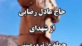 شهید عادل رضایی از شهدای حادثه تروریستی کرمان