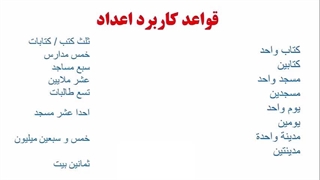 آموزش لغات زبان عربی عراقی ، خلیجی (خوزستانی) و مکالمه عربی از پایه تا پیشرفته