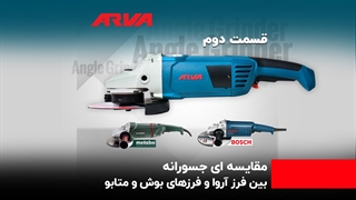 قطعات استاندارد و با کیفیت فرزهای ایرانی آروا