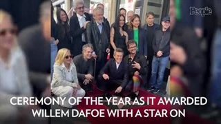 ویلم دافو صاحب ستاره‌ای روی پیاده‌روی مشاهیر هالیوود شد