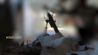 گروهانهای قدس از شرق خان یونس غزه علیه صهیونیست ها با خمپاره در نبرد طوفان الاقصی