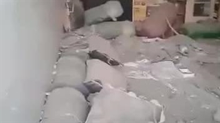 اولین تصاویر از تخریب خانه ای در سراوان در اثر موشک های شلیک شده توسط پاکستان