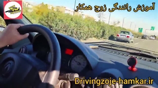 چالش رانندگی با هنرجو با خودرو ال نود