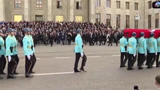 Funeral ceremony for Felicity Party Kocaeli Deputy Bitmez held in the Turkish Parliament