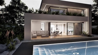 طراحی ویلا مدرن با استخر