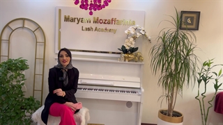 آکادمی مژه مریم مظفری نیا_زمان اکستنشن مژه