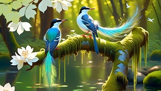 تصاویری از پرندگان زیبای حیات وحش با موسیقی آرامش بخش