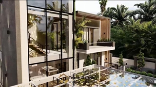 طراحی ویلا دوبلکس مدرن تهران گاردن