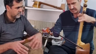 دونوازی لری کمانچه استاد نعمت بهاروند و تنبک بابک نوروزی