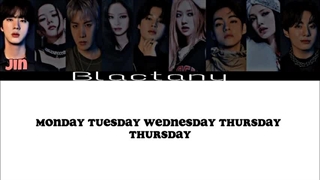 کاور اعضای بلک پینک و بی تی اس از آهنگ seven jungkook سون جونگکوک