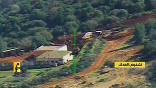 نصب دوربین روی موشک و شلیک به عمق هدف توسط حزب الله لبنان - طوفان الاقصی