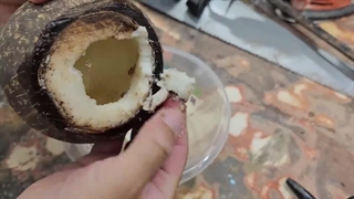 آموزش تبدیل نارگیل به ماگ توسط یک استادکار بریتانیایی