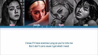 لیریک آهنگ CRAZY OVER YOU بلک پینک (Color coded lyrics)-720p