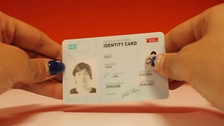 نمونه چاپ لیزری روی کارت pvc