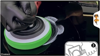 اسفنج پولیش متوسط سوناکس SONAX Polishing Sponge Green 160