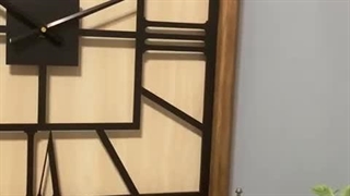 ساعت دیواری چوبی