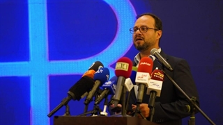 سخنرانی عباس آشتیانی رئیس کمیسیون رمز ارز نظام صنفی رایانه‌ای کشور در نشست خبری کنفرانس بین المللی دی‌بلاک