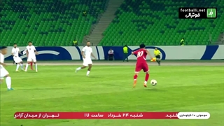سوپر واکنش سیدحسین حسینی، مانع از گل اول کره شمالی شد